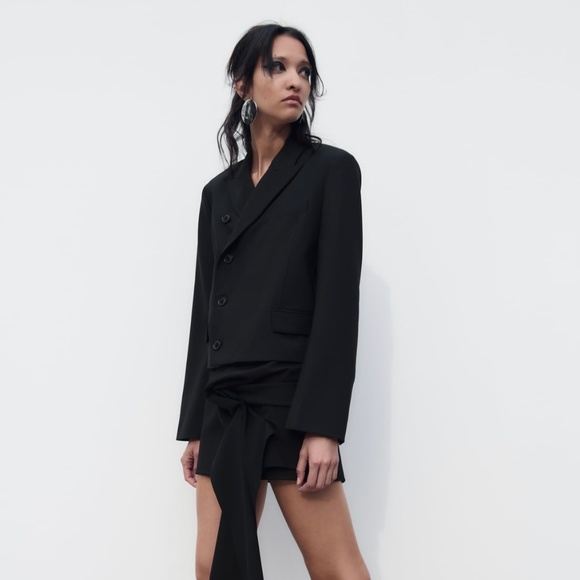 Zara limited edition premium wool blend blazer